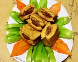 Hình bước làm 4 của món Đậu Hủ Nhồi Thịt+ Cải Thìa Sốt Dầu Hào