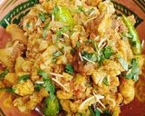 A picture of step 8 of گوبھی گوشت 😋😋.