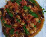 A picture of step 8 of Tikkiya Chole Chaat(Peas Stuffed).