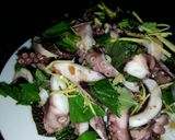 Hình bước làm 10 của món Bạch tuộc trộn rau thơm