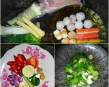 Foto langkah ke 1 dari resep Sukiyaki Kuah Tom Yam.