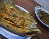 Foto langkah ke 8 dari resep ⚘️Pepes Tempoyak Ikan Patin⚘️.
