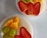 Foto langkah ke 4 dari resep Pudding Susu Buah.