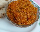 A picture of step 4 of Sev Tamatar Ki Sabji.