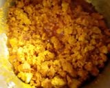 A picture of step 3 of Egusi soup and eba.