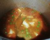 A picture of step 4 of Matar Paneer dhaba style.