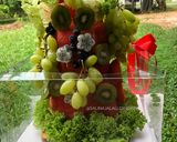 Gambar langkah 10 resipi Fresh Fruits Cake.