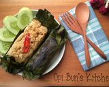 Foto langkah ke 5 dari resep Nasi Bakar Tuna Pedas.