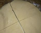 A picture of step 2 of Pattis on patela with ready-made paratha.