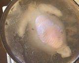A picture of step 1 of California Farm Whole Chicken in Mushroom Sauce with Mashed Potatoes.
