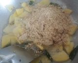 A picture of step 1 of Sabudana.