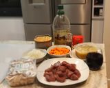 Foto del paso 1 de la receta Guiso de ternera con champiñones y zanahorias