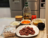 Foto del paso 1 de la receta: Guiso de ternera con champiñones y zanahorias