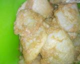 A picture of step 3 of Fried yam with sauce.