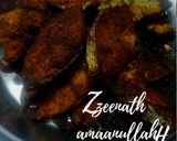 A picture of step 3 of King Fish or Surmai Fry.