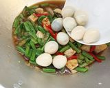 Foto langkah ke 4 dari resep Tumis Buncis Telur Puyuh Kecap.
