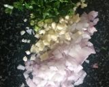 A picture of step 1 of Omlett cheese layer roll.