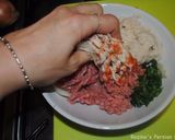 A picture of step 5 of Persian style meat balls.