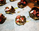 Foto del paso 5 de la receta: Alcachofas al horno con jamón