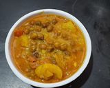 चने ओर आलू की सब्जी (Chane aur aloo ki sabzi recipe in Hindi) रेसिपी चरण 4 फोटो