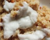 A picture of step 4 of Malai halwa.