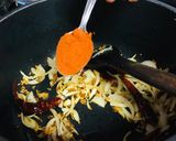 A picture of step 6 of Mewadi Dal.