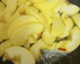 A picture of step 2 of Butter Fried Apples.