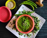 લીલા લસણ ની ચટણી (Grren Garlic Chutney Recipe In Gujarati) રેસીપી સ્ટેપ2ફોટો