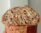 Foto langkah ke 26 dari resep Wijen Jinten Hitam Chili Flakes Cheese Sourdough Bread (Open Bake Method).