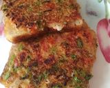 A picture of step 5 of Bread pizza.