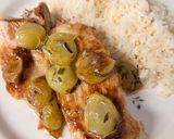 Foto del paso 8 de la receta Secreto con salsa de vino tinto y uva caramelizada al estragón !!!