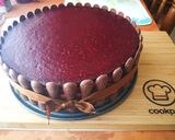 Málnazselés csokimousse torta 🎂 recept fázis 11 fotója