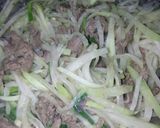 Hình bước làm 5 của món Bò xào su hào