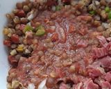 Foto del paso 5 de la receta: Ensalada templada de lentejas con chorizo y jamón, aliñadas a nuestro estilo