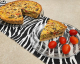 Foto del paso 10 de la receta: 🥧🍅🍆🧅Tarta de verduras de estación con masa integral con mix de semillas y levadura 🧅🍆🍅🥧