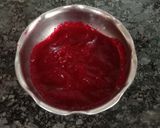 A picture of step 1 of Beetroot pooris.