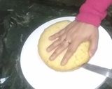 A picture of step 6 of Santa Claus Cake.