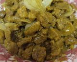Gambar langkah 10 resipi Daging Goreng Kunyit.
