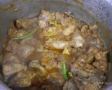 A picture of step 3 of Chicken Baryani.