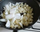 Foto del paso 4 de la receta: Papas con rajas poblanas y queso! 🧀💕💋