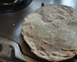 A picture of step 4 of Bajra Bhakri with seasome seeds.
