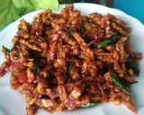 Foto langkah ke 3 dari resep Kering tempe pedas manis.