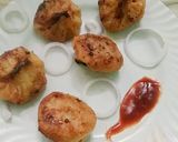 A picture of step 6 of Tandoori momos.