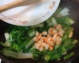 蝦仁清炒小白菜的食譜步驟8照片