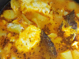 Guiso de papas con huevo