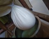 A picture of step 1 of Shrikhand.