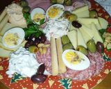 Φωτογραφία βήματος 6 της συνταγής Πιατέλα τυριών και αλλαντικών