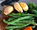 Foto del paso 1 de la receta: Caldo de pollo con verduras