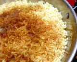 A picture of step 7 of Karahi Noodles.