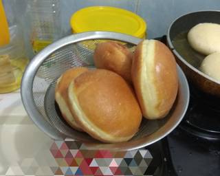 Donat buntu/ donat bomboloni langkah memasak 2 foto